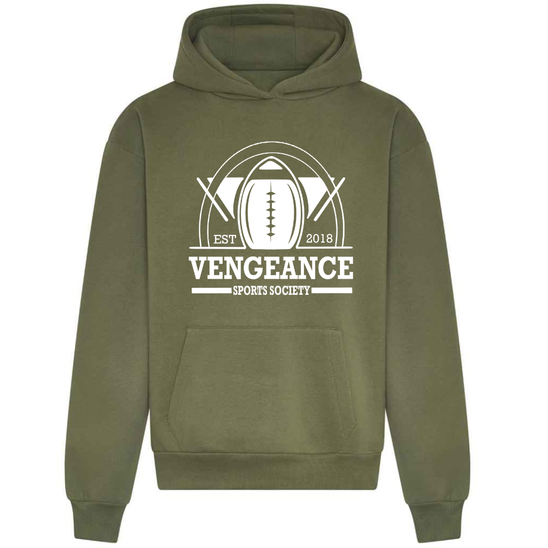 Vengeance khaki sport varsity premium hoodie