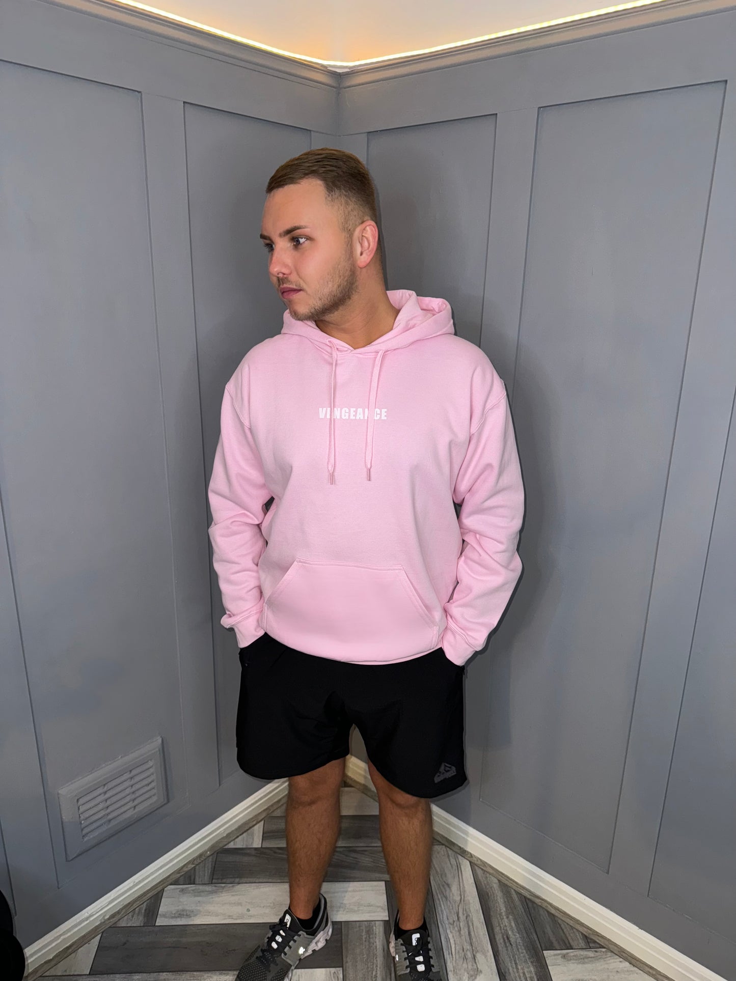 You better not kill the groove baby pink premium pocket hoodie